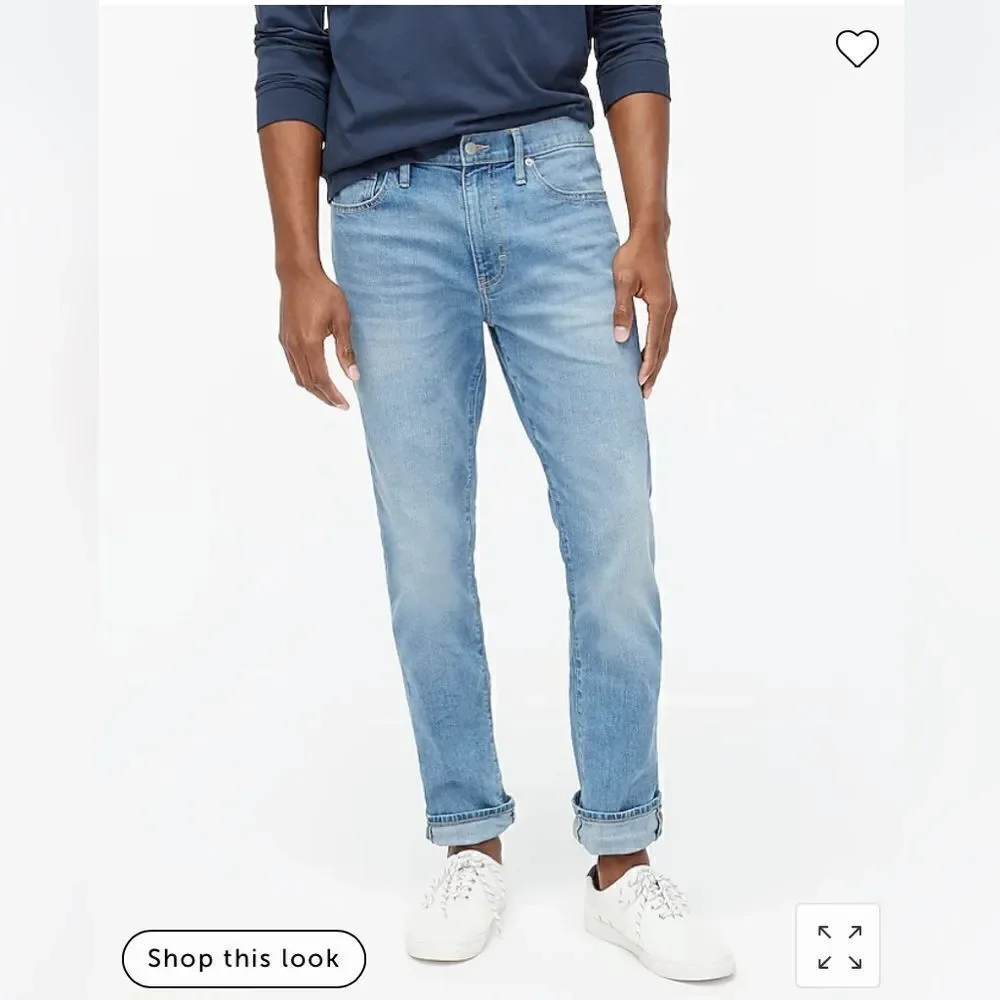 J. Crew Straight-fit jean in signature flex*